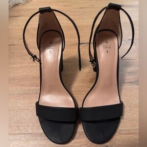 Call It Spring Black Heels Vegan Leather